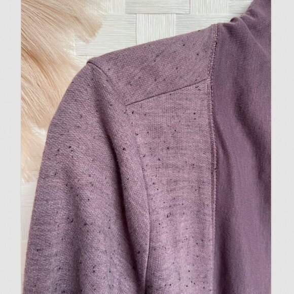 Splendid Comfy Purple Cotton Open Cardigan Size L - Picture 2 of 5